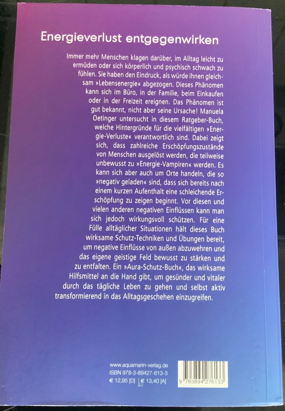 Libri: Aura Schutz im Alltag – Usato da Urdorf venduto da cic_snf8 1