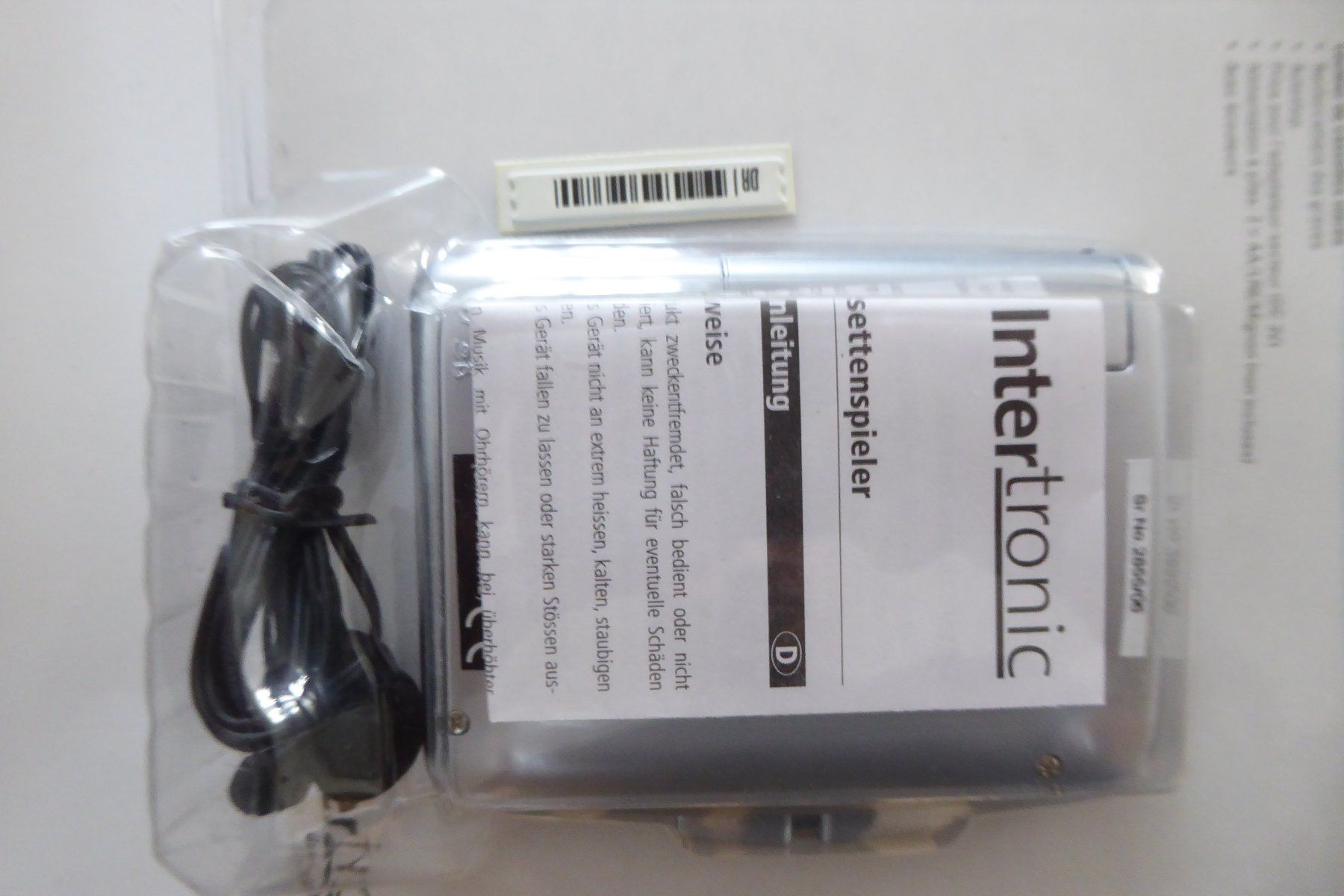 Lettore multimediale portatile: OVP Walkman Stereo Walkplayer Intertronic – Nuovo e nell'imballaggio originale da Allschwil venduto da Summelsarium 4
