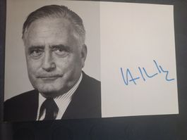 Georges-André Chevalaz - a.Bundesrat - handsigniert- † 2002