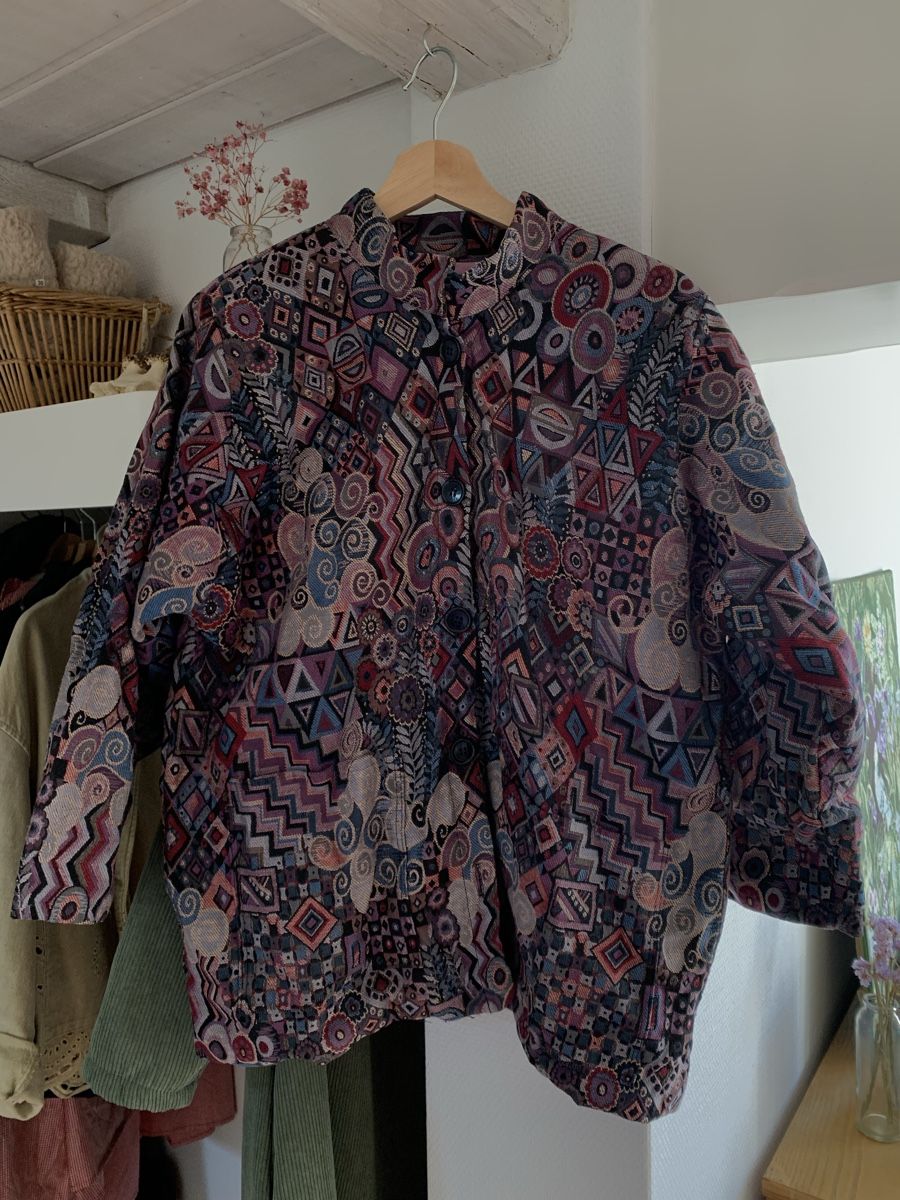 Jacken: Von Hand geschneiderte Jacke - gewebter Stoff, design, boho – Neu (gemäss Beschreibung) aus Neukirch (Egnach) von ginger34 1