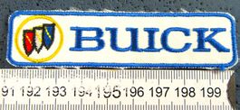 BUICK AUTO LOGO GESTICKT AUFNÄHER VINTAGE MIT LEIM