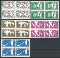 1951 Pro Patria Viererblock ** 120.- Fr.