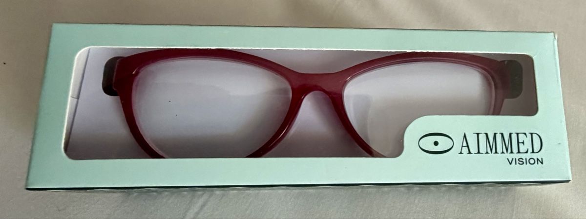 Occhiali & Lenti: Lesebrille Aimmed Vision, 2.00, rot/bunt, mit Etui & Box – Usato da Gränichen venduto da RetoLexi 3
