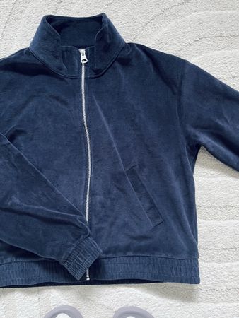 Divded Velours Jacke, dunkelblau, neuwertig, Gr. M