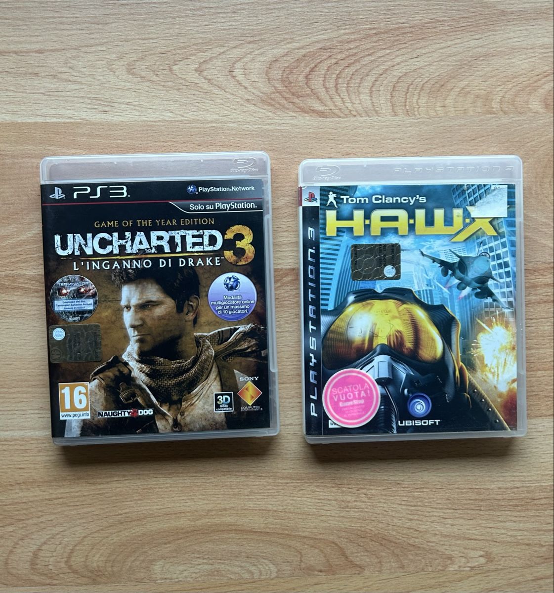 Sony Giochi: PS3 Spiele Uncharted 3 und Tom Clancy's HAWX  – Usato da Schötz venduto da lor_z95g