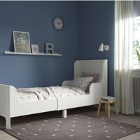 IKEA BUSUNGE Kinderbett – weiss, sehr guter Zustand 
