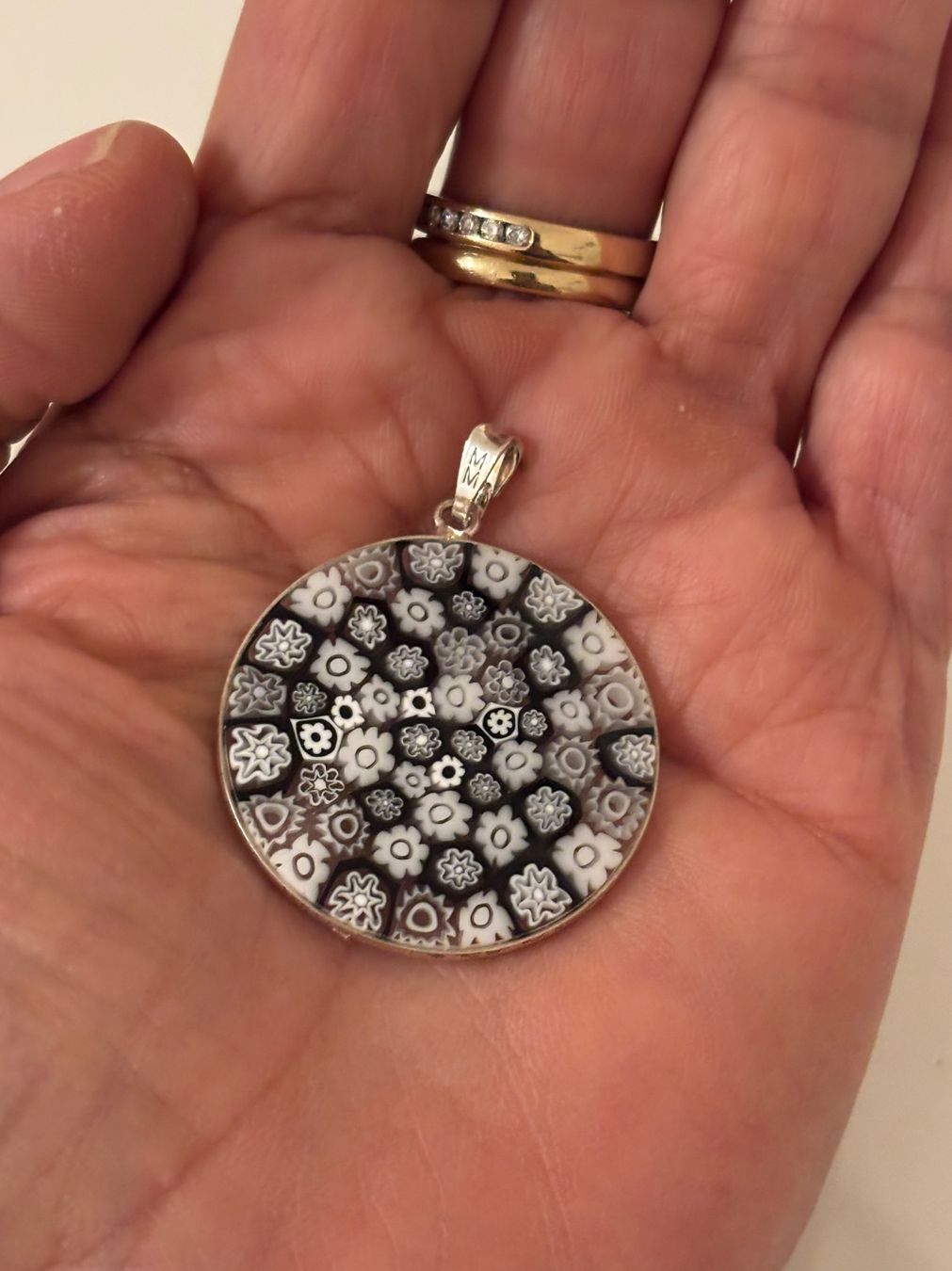 Ciondoli: Silver Murano Glass Necklace Pendant – Usato da Berneck venduto da mlb_ch99 1