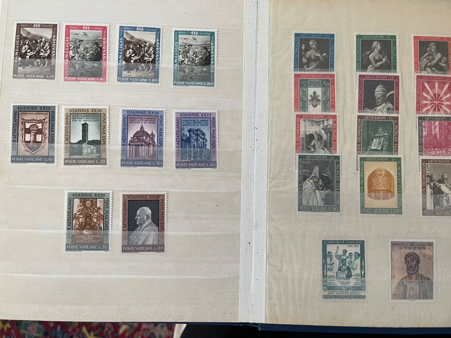 Tutti i francobolli: Briefmarken Sammlung Vatikan – Usato da Stetten AG venduto da Brissago25 6