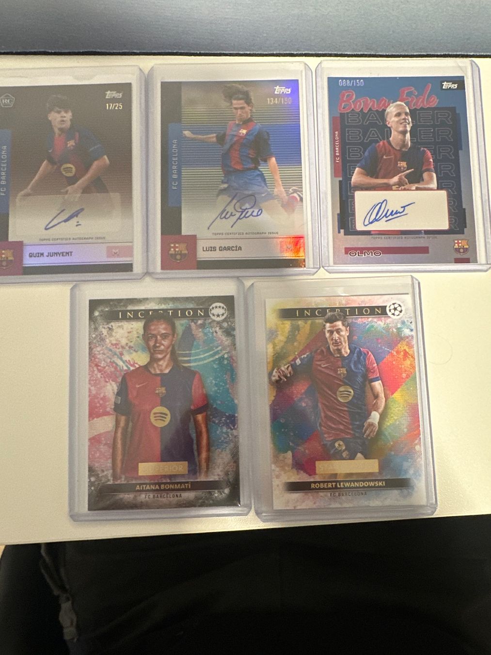 Topps Sammelbilder & Trading cards: Topps Fc Barcelona 5 Karten – Gebraucht aus Trubschachen von hab_ggr6