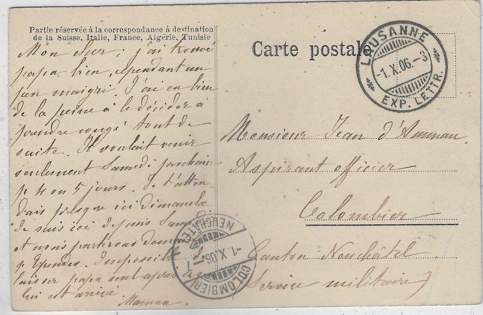 Cartoline postali: Lausanne - Eglise St. Francois – Usato da Ettingen venduto da Kartenplanet 1