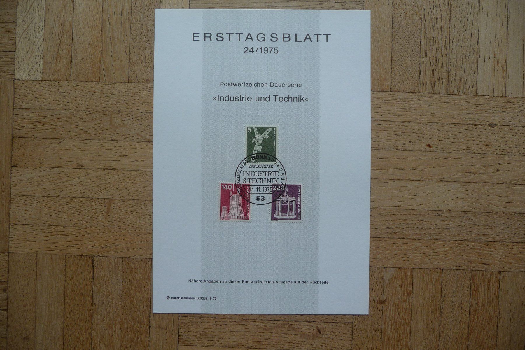 Tous les timbres: BRD, Ersttagsblätter 1975 ( 1 - 24 ) – Neuf (Voir description) à Zürich par Edje 3