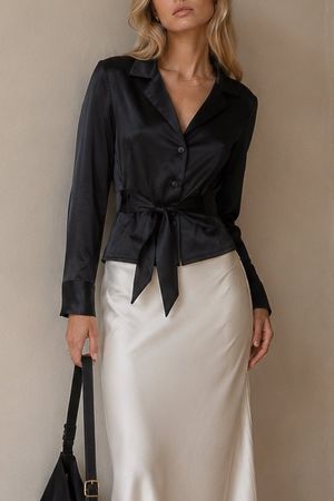 Agnès B. Paris Bluse – Gr. 1