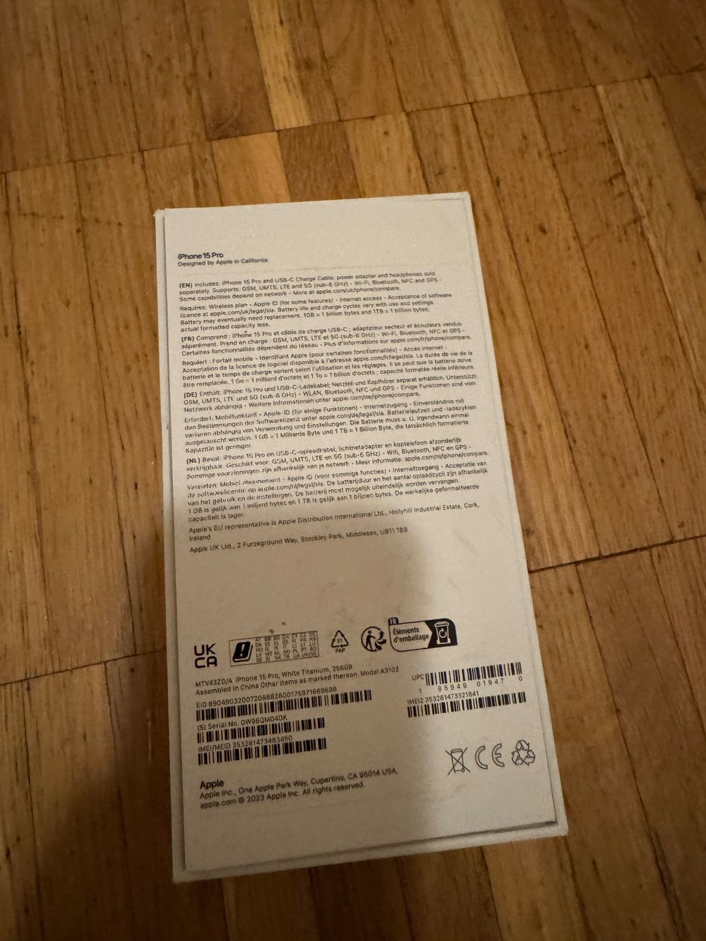 Apple Telefoni cellulari / Smartphones: Apple iPhone 15 Pro Smartphone gebraucht mit Verpackung – Usato da Zürich venduto da sofiaalpac 4