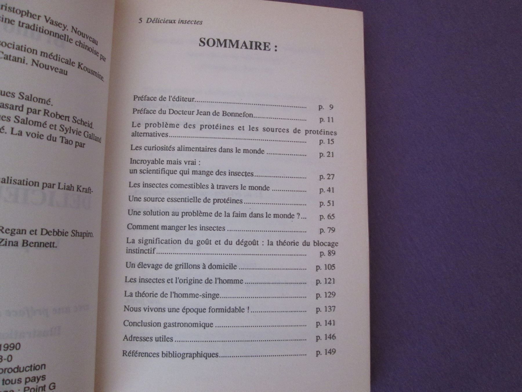 Libri: Délicieux insectes – Usato da Neuchâtel venduto da Dualseele 2