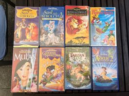 Walt Disney Klassiker auf VHS (Video Kasetten)