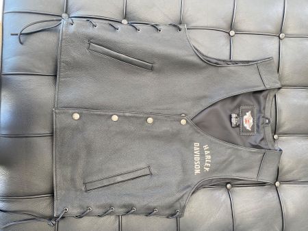 Harley Davidson Lederweste, Top Zustand, Grösse M