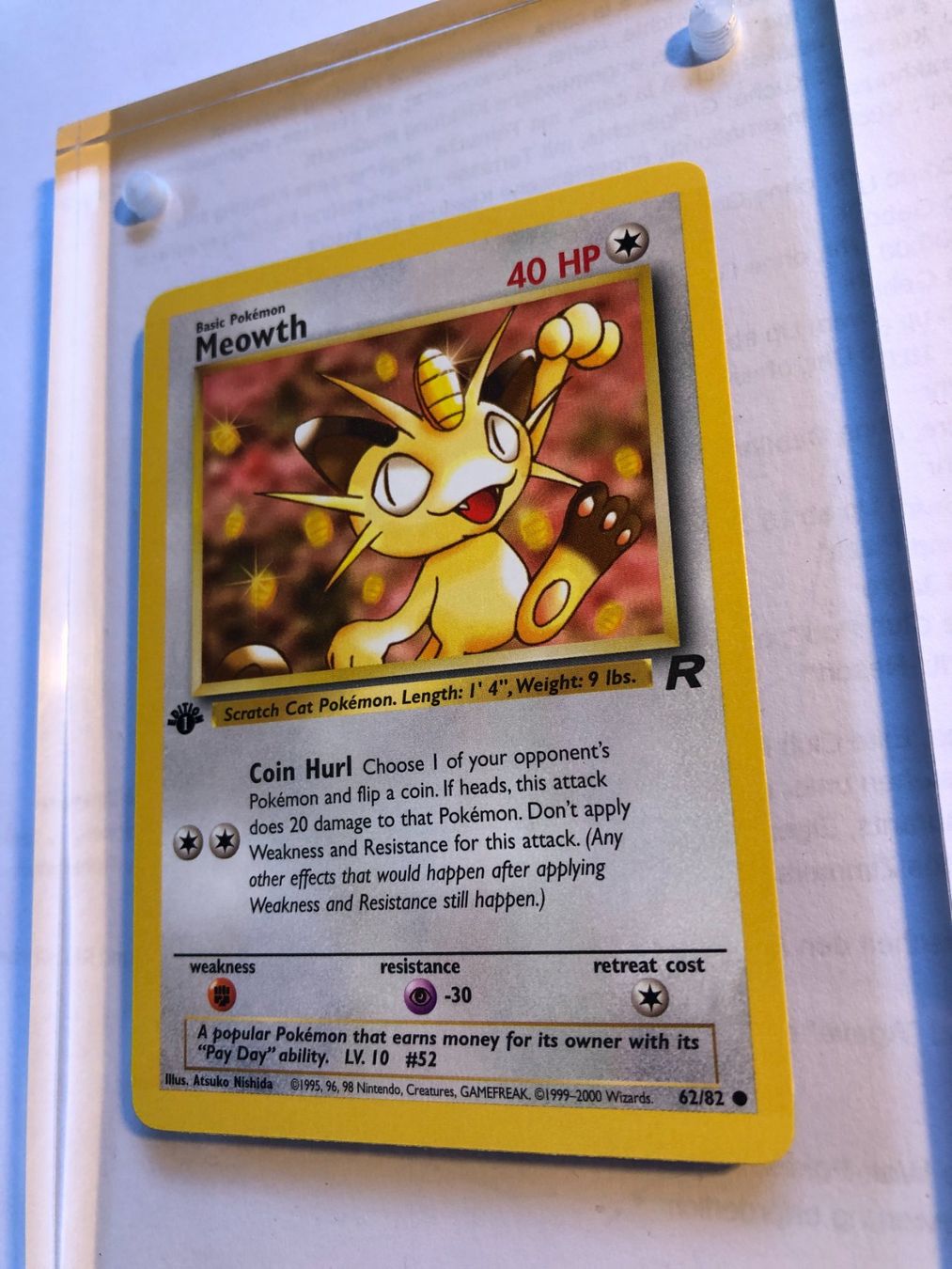 Sammelbilder & Trading cards: Meowth 1st Team Rocket - MINT - ab 1.- – Gebraucht aus Giubiasco von dan_pr8b 2