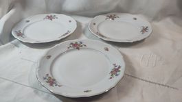 Lot de 3 assiettes Walbrzych en parfait état