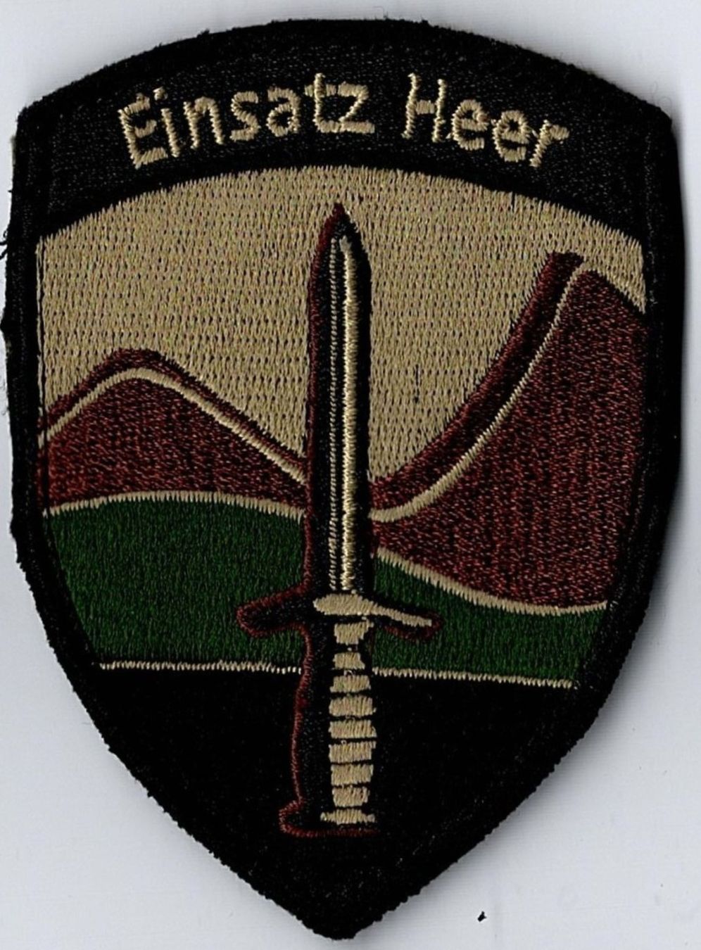 Schweizer Armee Plaketten & Abzeichen: Badge Einsatz Heer mit Klett – Neu (gemäss Beschreibung) aus Thun von Nissan