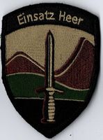 Badge Einsatz Heer mit Klett