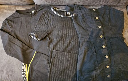 3 Schwarze Damenkleider Grösse 34 (nr.6)