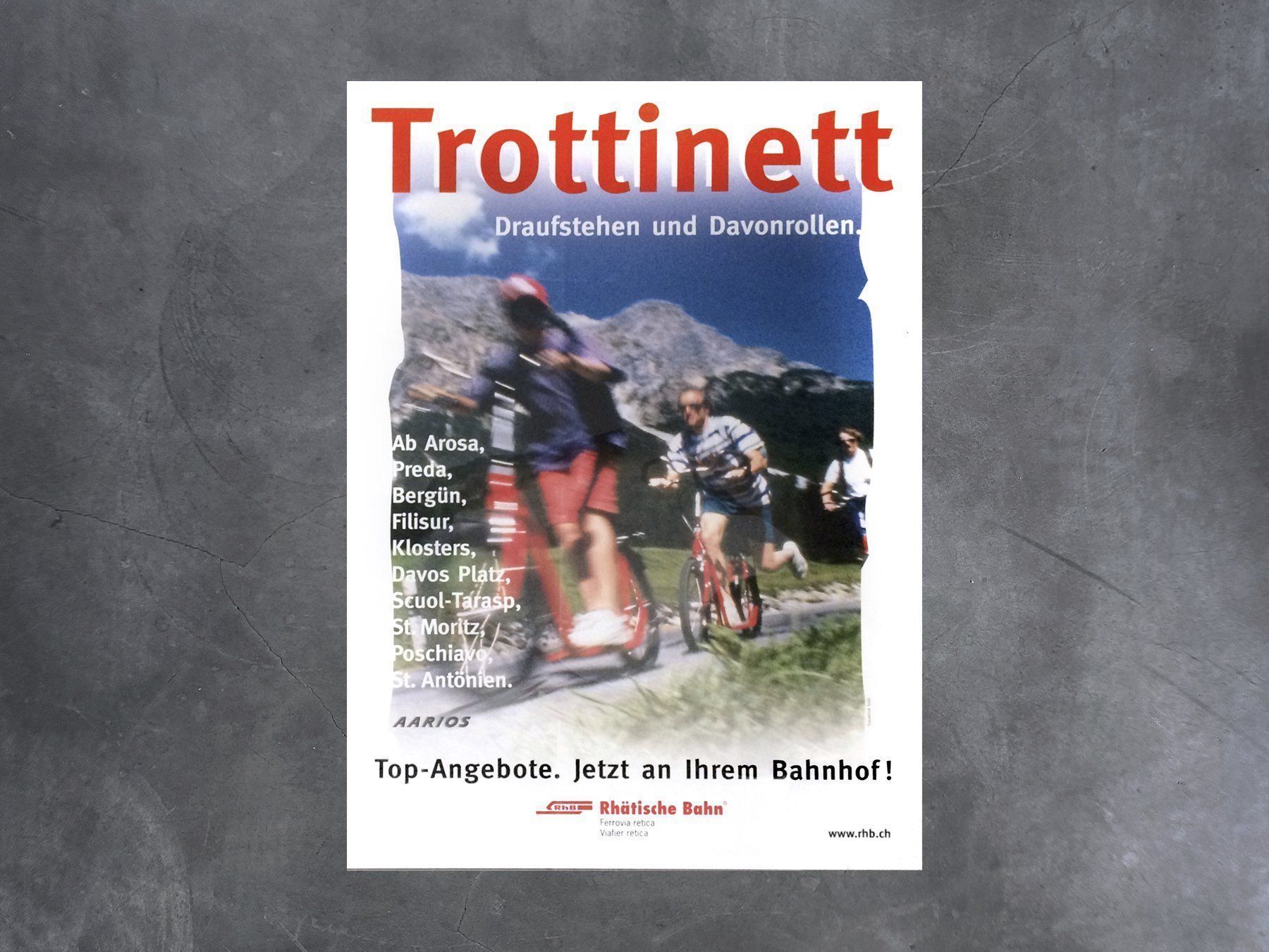 Poster & Bilder: Plakat Rhätische Bahn – Neu (gemäss Beschreibung) aus Chur von design-of-time