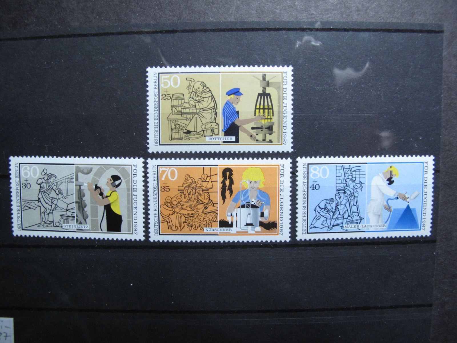 Tutti i francobolli: Berlin 1987 Handwerksberufe ** – Usato da Wil SG venduto da fva01