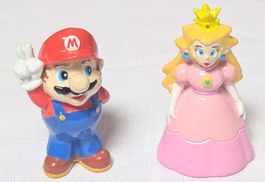 NINTENDO Sammel Figuren - Mario &  Princess Peach (1994)