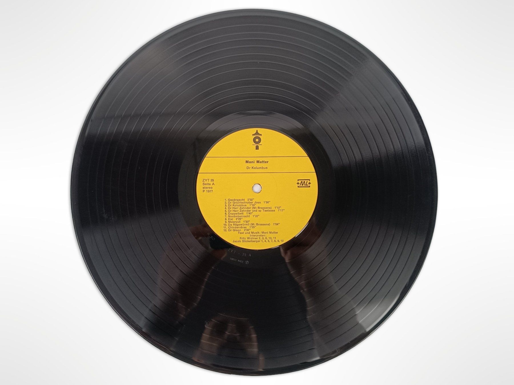 Dischi in vinile: Vinyl MANI MATTER dr Kolumbus – Usato da Suhr venduto da Restwert_Suhr 4