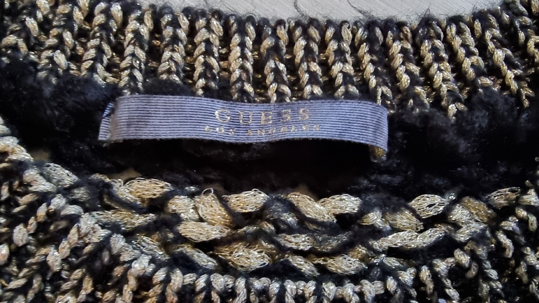 Guess Maglioni & Felpe: Guess Damenpullover, schwarz gold Gr. xS- S gestreift – Nuovo (secondo la descrizione) da Wigoltingen venduto da Zuckerfee84 2