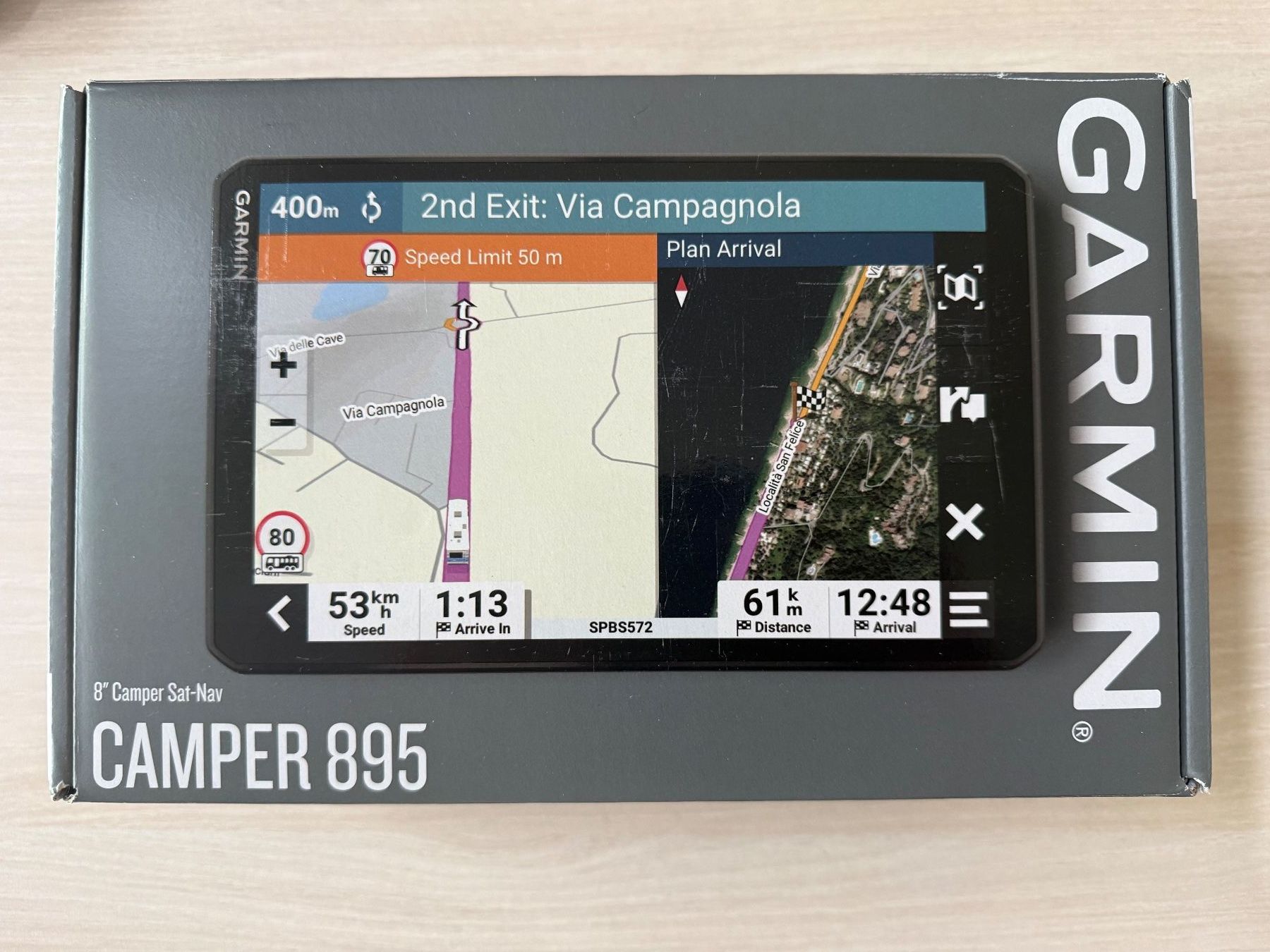 Garmin Navigatori: Garmin Camper 895 SAT – Usato da Ulisbach venduto da FeuerVogel68