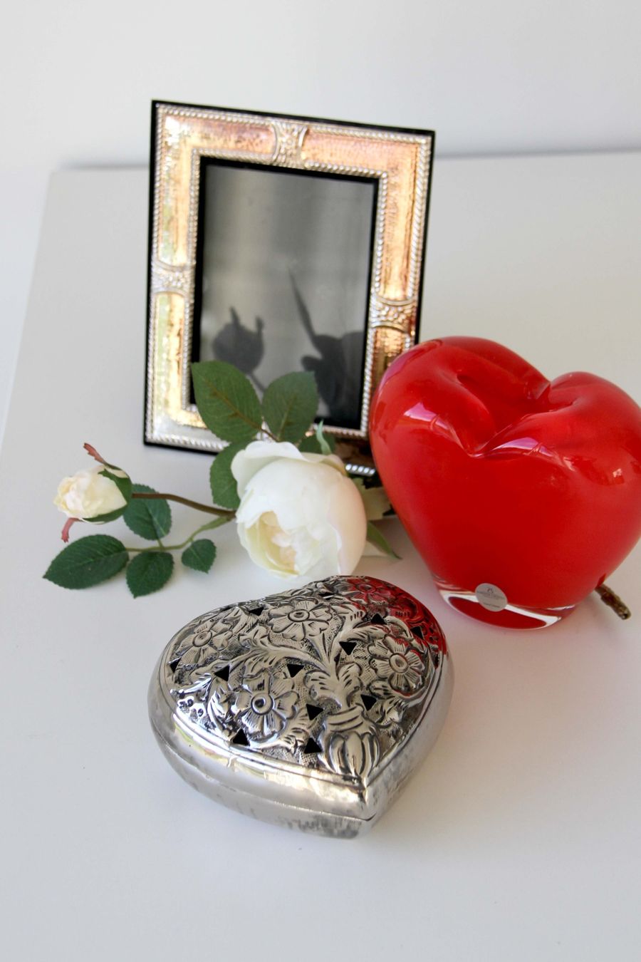 Sonstige Dekorationen & Accessoires: Herz Dose (Potpourri) versilbert mit durchbrochenem Deckel – Gebraucht aus Merlischachen von sammlerstueck 4