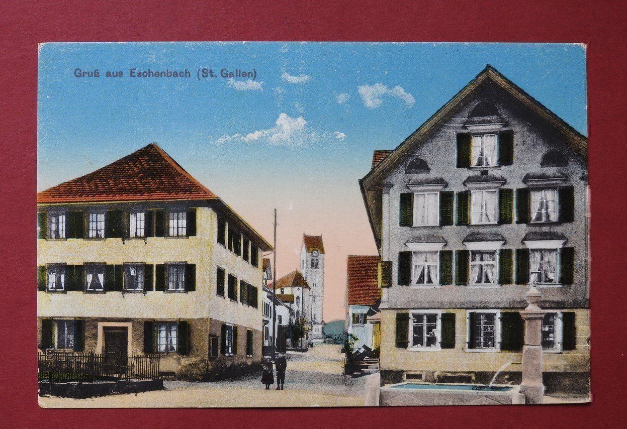 Cartoline postali: Gruss aus Eschenbach SG – Usato da Rain venduto da 999-800-K