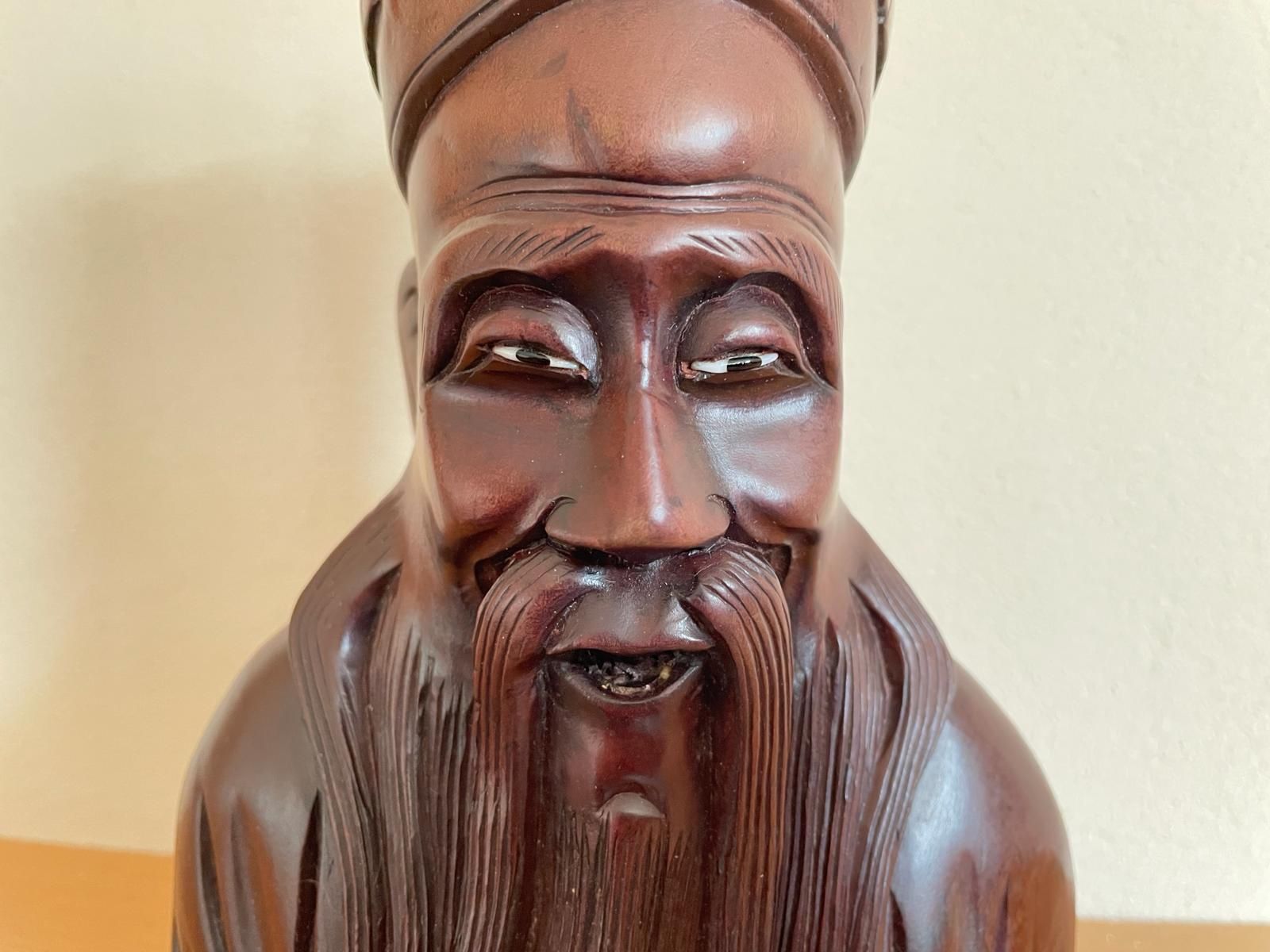 Sculture & Statue: Geschnitzte Holzbüste aus Asien – Usato da Schwerzenbach venduto da Tamama 1