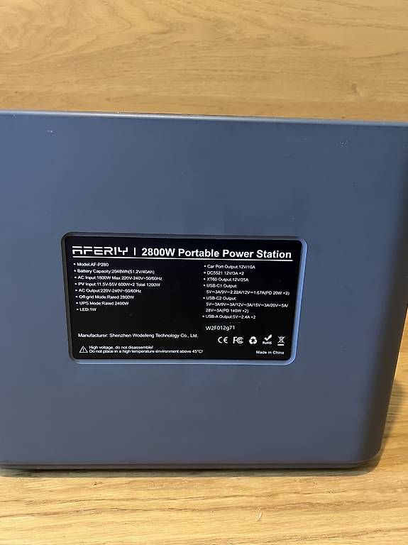 Solargeräte und Solarprodukte: Aferiy p280 Powerstation – Neu (gemäss Beschreibung) aus Zürich von tim_rg66 2