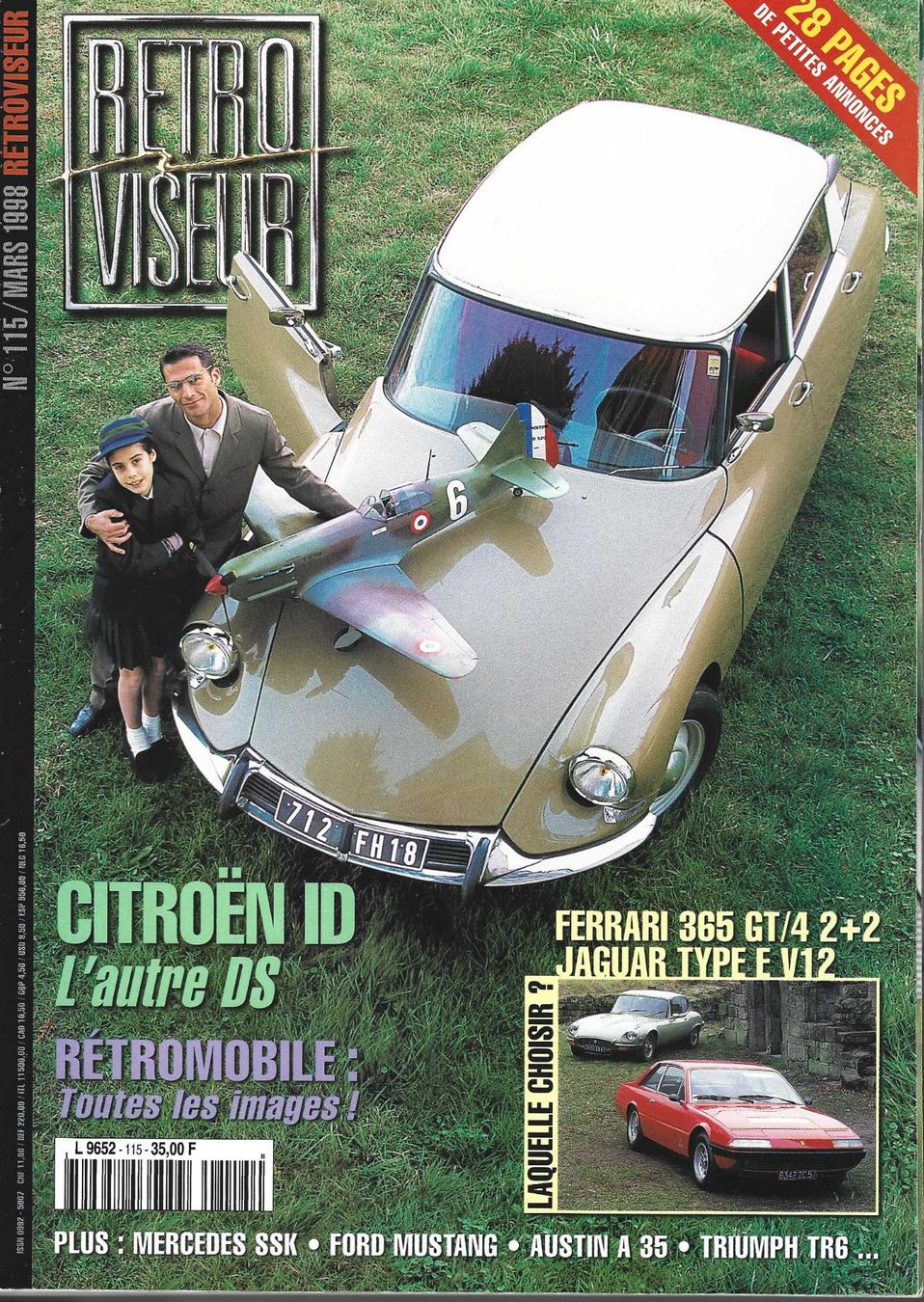 Libri: Rétroviseur No 115, mars 1998 – Usato da Fontainemelon venduto da Jice12