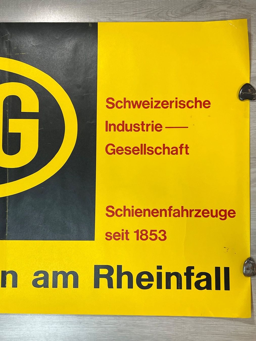 Foto & Immagini: Plakat SIG Schweizerische Industrie Gesellschaft – Usato da Vaduz venduto da Unikate-Markt 2