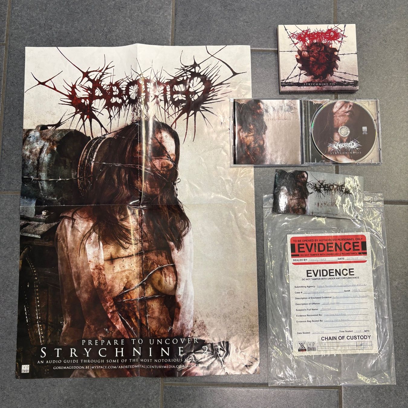 CD: ABORTED Strychnine.213 CD Promo - Pack Death Metal 2008 – Usato da Wiedlisbach venduto da Andrisa