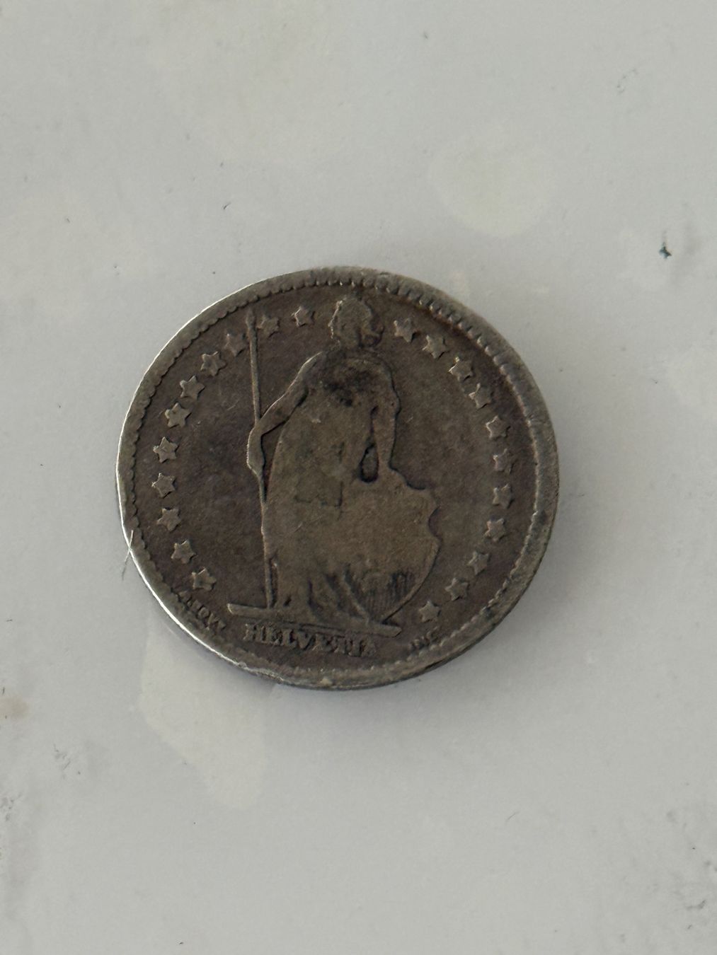 Tutti le monete: 1 Franken 1876  Rar – Usato da Wallisellen venduto da SWISS_SILVER1 1