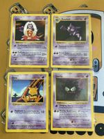 Pokemon Karten Shadowless: Gastly, Haunter, Abra & Jynx!