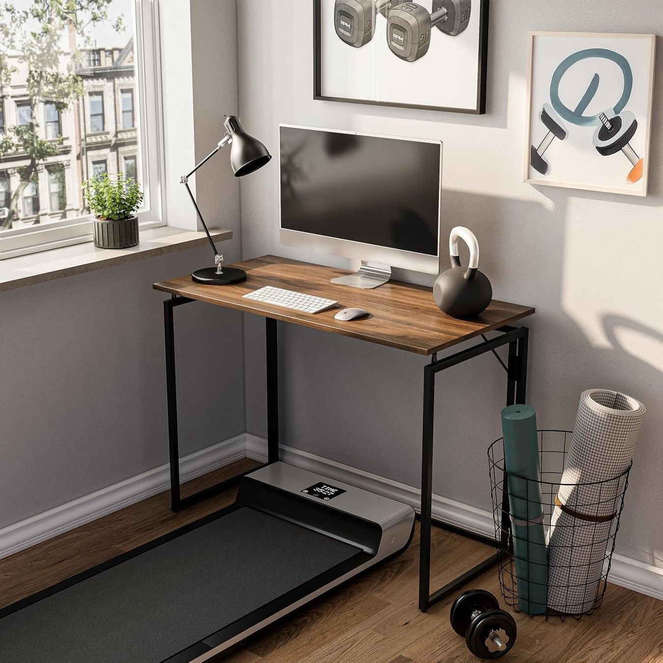 Tavoli: Schreibtisch klappbar 80x40 Computertisch Holz Braun – Nuovo e nell'imballaggio originale da Neuhausen venduto da apo_zn9s 7
