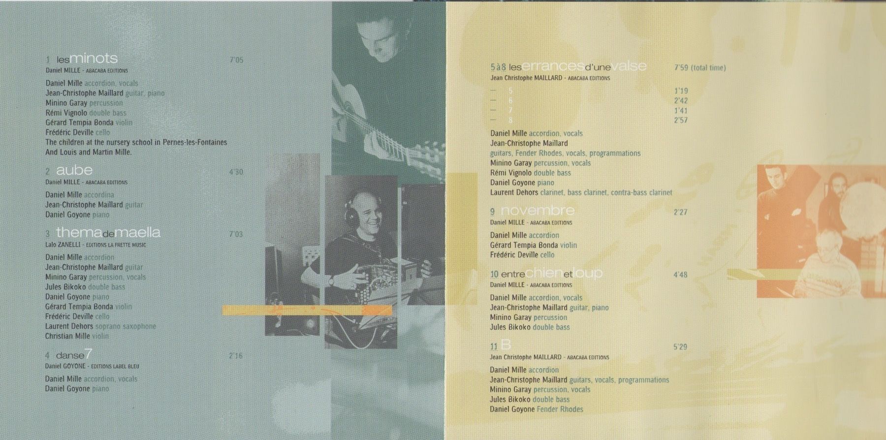 CDs: DANIEL MILLE - ENTRE CHIEN ET LOUP – D'occasion à Lausanne par sbar224 2