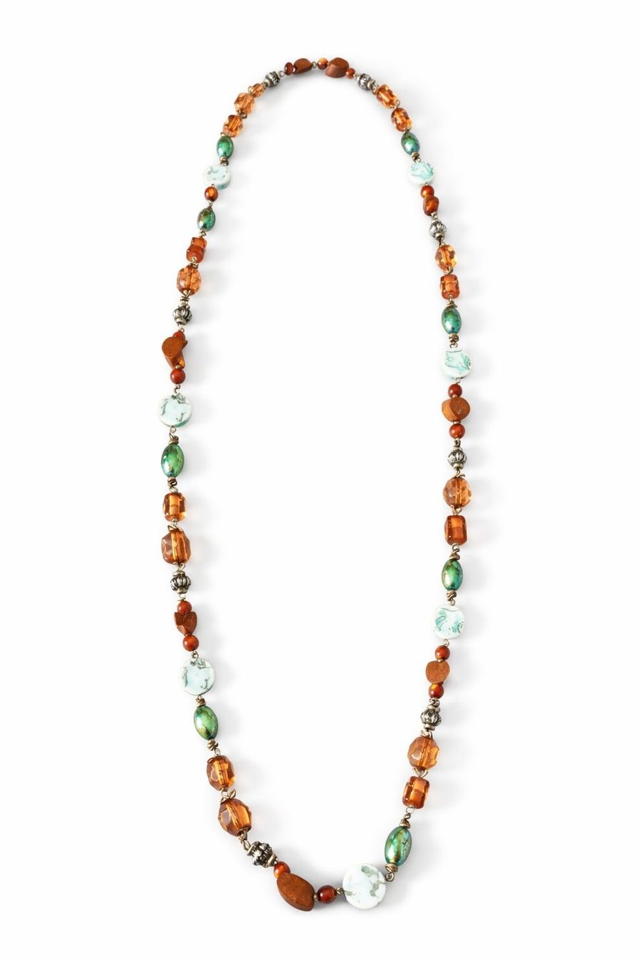 Catenine: Damen Halskette Boho Perlen Braun Grün – Nuovo (secondo la descrizione) da Fully venduto da VaneaSelection 2