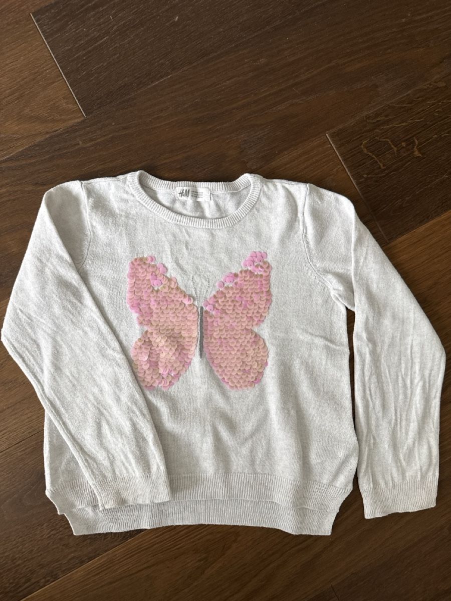 H&M Maglioni & Felpe: Schmetterling Pulli 110/116 – Usato da Rickenbach Sulz venduto da Aurelina