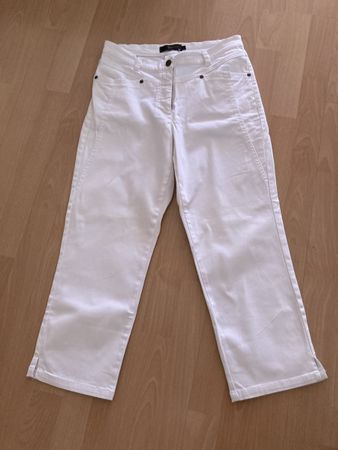 Günstige  weisse 7/8 Hosen