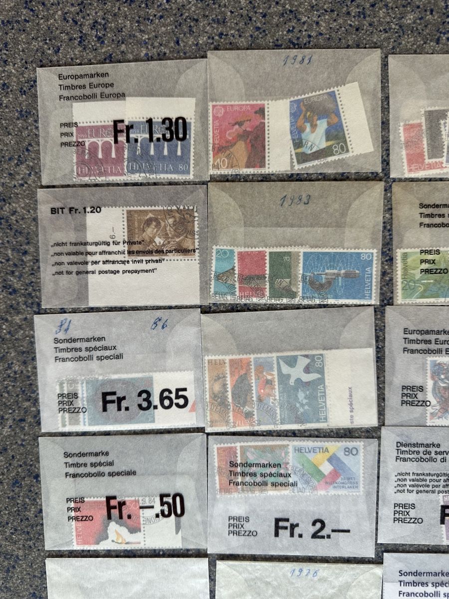 Alle Briefmarken: Schweiz - ABOWARE hoher Anschaffungswert – Gebraucht aus Schmitten / FR von Samsara169 1
