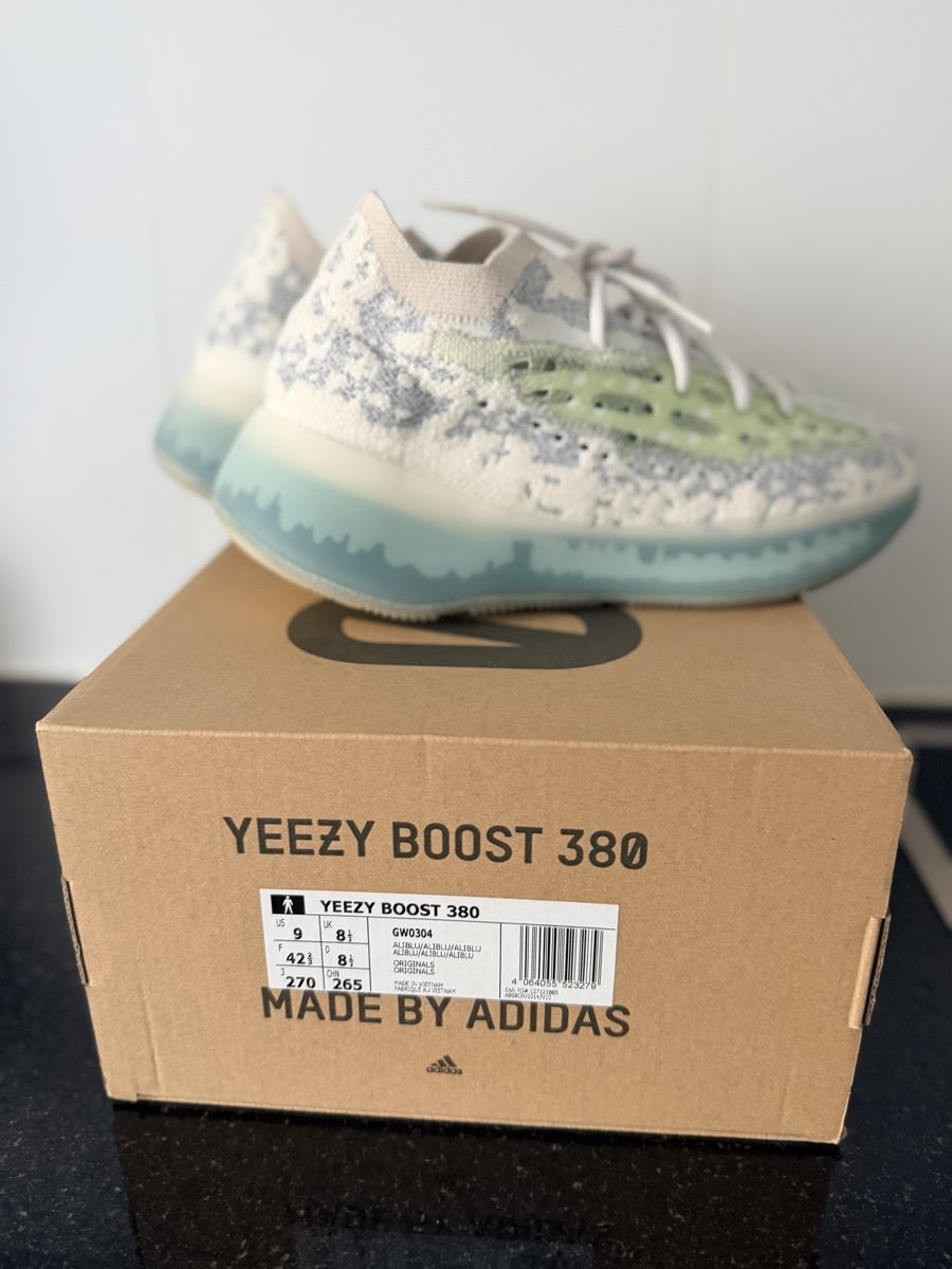 Adidas Scarpe da uomo: Adidas Yeezy Boost 380, Blue Alien - Size 42 2/3 – Usato da Langenthal venduto da SBKK98 1
