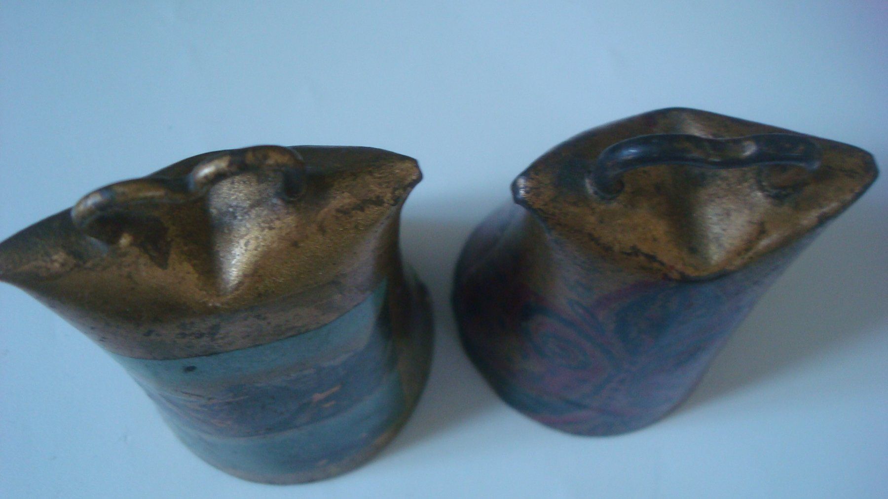 Campanacci mucche: 2 bemalte alte Glocken 8 cm – Usato da Münchenstein venduto da Pesci6 5
