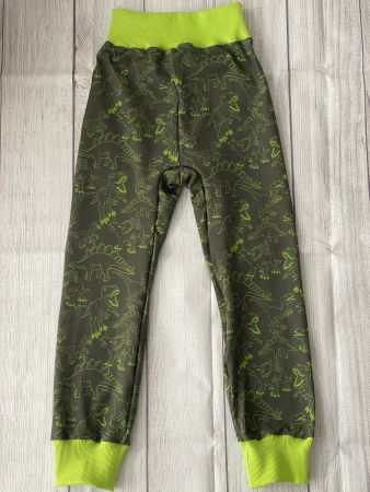 Dinosaurier Pumphose Mitwachshose Gr. 116/122 Neu