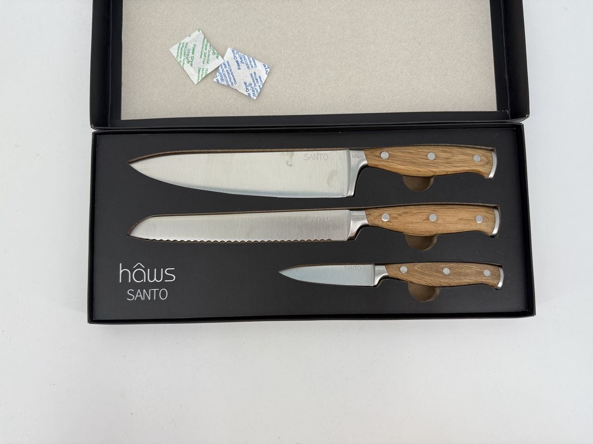 Coltelli: Haws Santo Messerset 3-teilig  – Nuovo e nell'imballaggio originale da Auenstein venduto da moin. 1